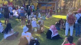 Palm Sunday refugee rally and march, Sydney, Australia