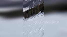 Skier triggers avalanche in Conundrum Creek, Colorado