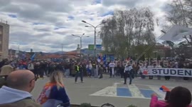 Serbia: Anti-Government Protest In Novi Pazar