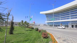 Uzbekistan: International airport in Samarkand. Climate Forum in Samarkand