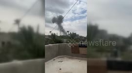 Israeli Strike on Deir Al-Balah Municipality Kills Three Palestinians