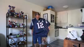 Obese football fan who got stuck in turnstiles loses 17st by walking