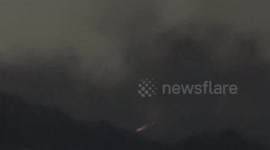 Extremely bright object crosses the night sky over Jalisco, Mexico.