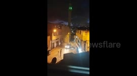 Israeli forces storm the town of Beit Furik, east of Nablus in the West Bank