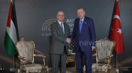 Türkiye: Turkish President Erdogan meets Palestinian prime minister on sidelines of Antalya Diplomacy Forum