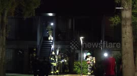 US, Phoenix: Mesa Extension Road Apartment Fire