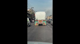 Truck with Robert Redford mudguards takes drivers by surprise