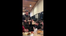Toddler looks terrified of birthday surprise before epic mood switch
