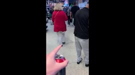 Dad gets confused after being tickled in Hermanus, South Africa