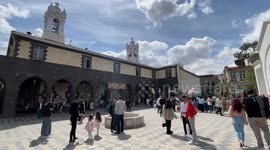 Syria: Christians in Syria observe Palm Sunday