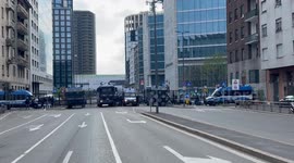 Italy: Tensions rise during pro-Palestinian protest in Italy