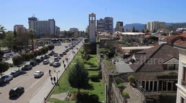 Albania: Symbolic clocktower witnessing time for over 100 years in Albania's Elbasan