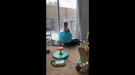 Family Adorably Argues Over Heat Vent