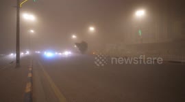 Iraq: Sandstorm disrupts daily life in Iraq's Najaf