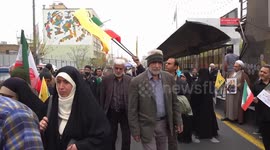 Iran: Thousands march in Tehran for Quds Day, protesting against US and Israel
