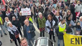 Sweden: Hundreds of pro-Palestine protesters rally in Stockholm against Israeli offensive in Gaza