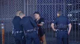 US, Los Angeles: Pico Union Suspected DUI Driver Crashes With 2 Children in Vehicle