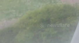 US: Severe Thunderstorm Brings Large Hail, Damage to Charleston, West Virginia 2