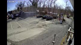 Driver Plows Into Restaurant at Full Speed