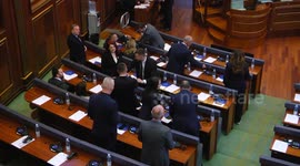 Kosovo parliament swearing-in session cancelled amid political dispute
