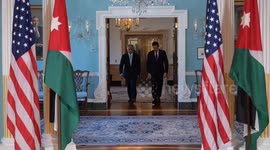 US: US Secretary of State Rubio, Jordinian PM Hassan meet for talks in Washington DC
