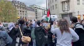 Police Arrest Activists From Pro-Palestine Group Youth Demand Outside BBC Headquarters