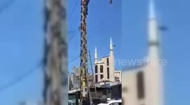 Lebanon: Hezbollah Symbols Taken Down in Beirut