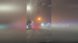 Sandstorm engulfs buildings in Saudi Arabia