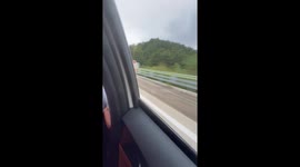 Condom bursts after filling with air in car video