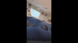 Student draws Omni-Man and Batman on desk during Spanish class