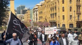 Lebanon: Lebanese depositors protest in Beirut over frozen bank accounts