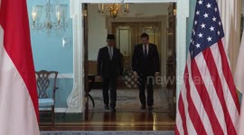 US: US Secretary of State Rubio meets Indonesian Foreign Minister Sugiono in Washington