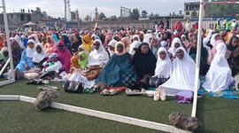 Democratic Republic of the Congo: Muslims in DR Congo gather for Eid prayer at Unity Stadium