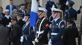 US: El Salvador's Defense Minister Merino Monroy meets with US Defense Secretary Hegseth