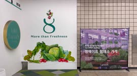 South Korea: Secret Urban Oasis Unveiled. Farm8's Metro Farm Thrives Below City's Hustle