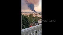 Spain: Fire Erupts at Recycling Plant in Almería