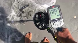 Treasure hunter strikes gold when he finds Versace jewelry on Florida beach