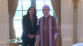 Türkiye: Turkish first lady meets with trio of UN officials in Ankara