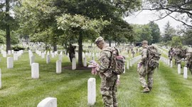 Honoring the Fallen: 76th Flags In at Arlington National Cemetery