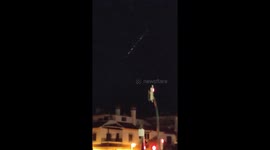 Starlink satellite train amazes viewers in Cordoba, Argentina