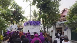 Good Friday catholic celebration at Saint Sebastian church in Negombo, Sri Lanka
