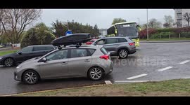 Minehead butlins traffic causes chaos