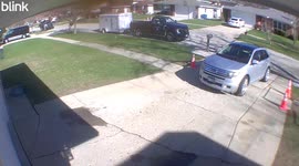 Where did that crack come from?  Daughter coming home from dropping kids off at school. Works from home. And as she pulled into her driveway at her house, getting out of the car, There is a crack in the driveway that she tripped on and fell flat on her fa