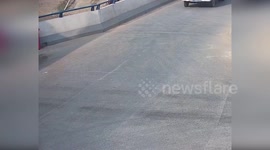 China: Man Thrown Through Windshield In Violent Truck Crash In China