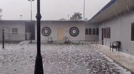 Hailstorm batters homes and cars in Islamabad, Pakistan