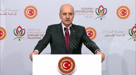 Türkiye: Policy of erasing Palestinian identity from Gaza unacceptable - Turkish parliament speaker