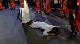 Chile: Hundreds join Good Friday procession through hills and villages in central Chile
