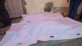 Gaza Strip: Funeral prayers held for Palestinians killed in Israeli strike on Deir al-Balah, Gaza