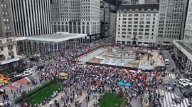 US: Hundreds march in New York City to protest against Trump administration