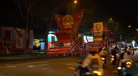 Vietnam: Fireworks light up Ho Chi Minh City ahead of Vietnam's 50th reunification anniversary